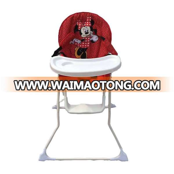 2016 Hebei bebe Wholesale Colorful Plastic Children Kids Chair and Table Baby High Chair